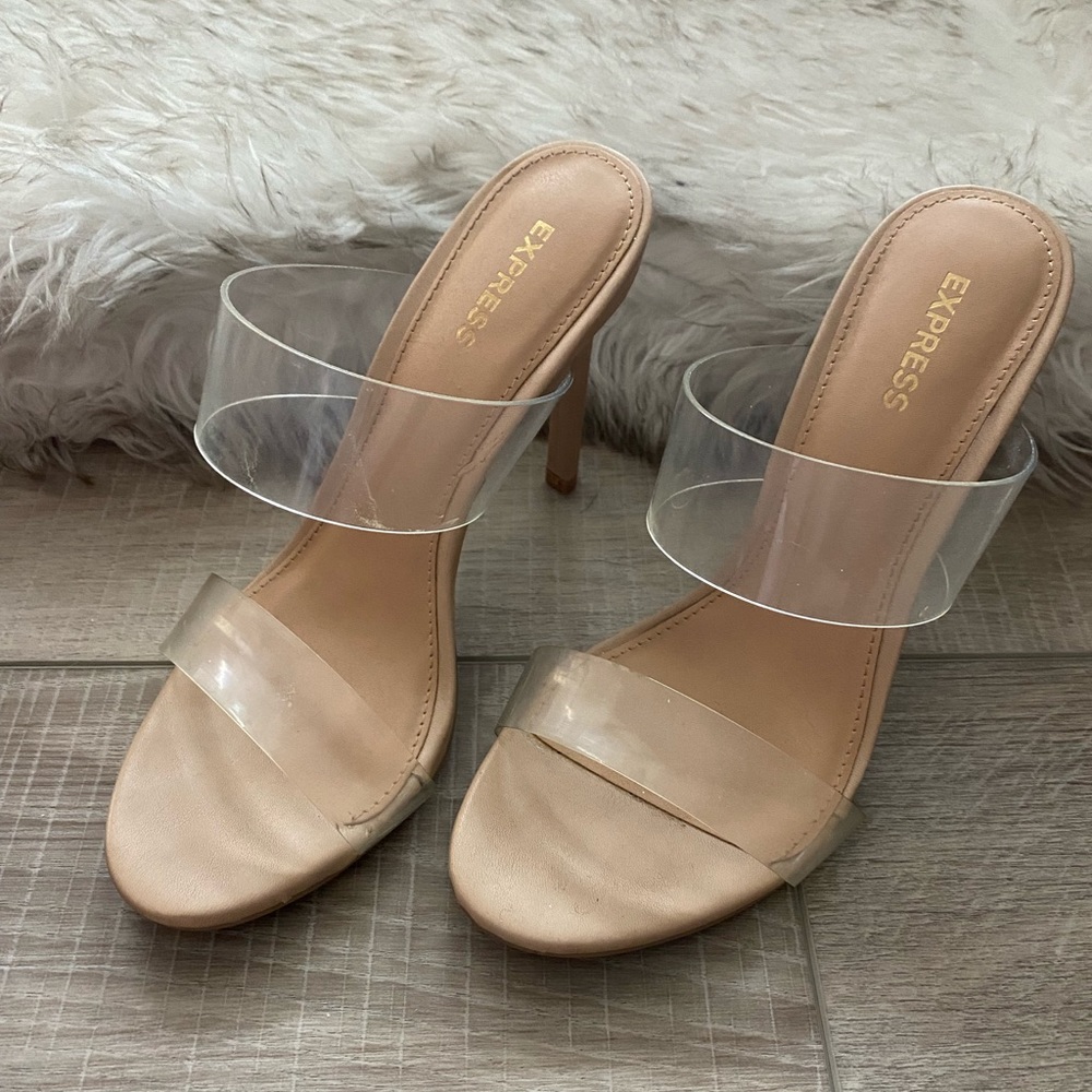 Express clear heels